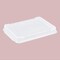Quarter-Size Sheet Pan Cover 13¾" x 9¾" x 1" Clear Polypropylene Snap On Fit